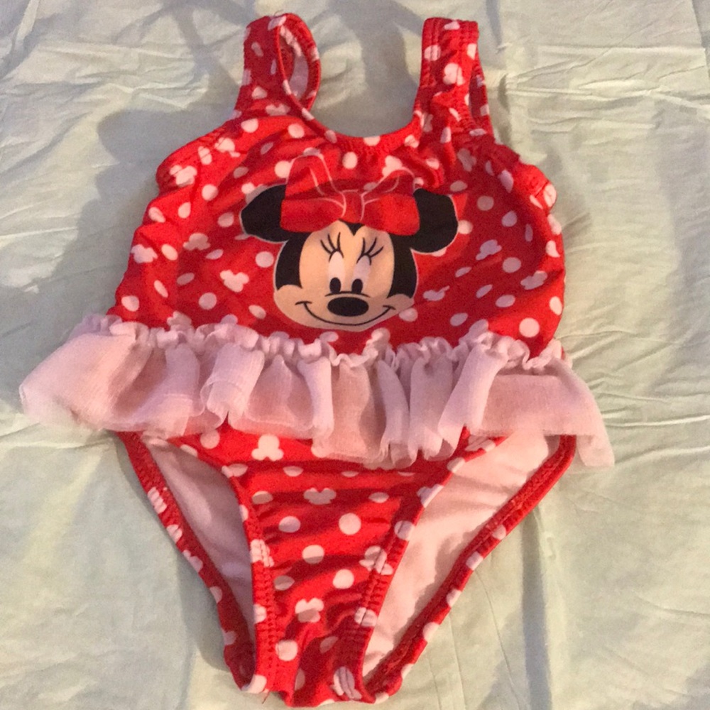 Minnie Mouse One Piece w/ Tutu One and SPF 50 - Picture 7 of 8